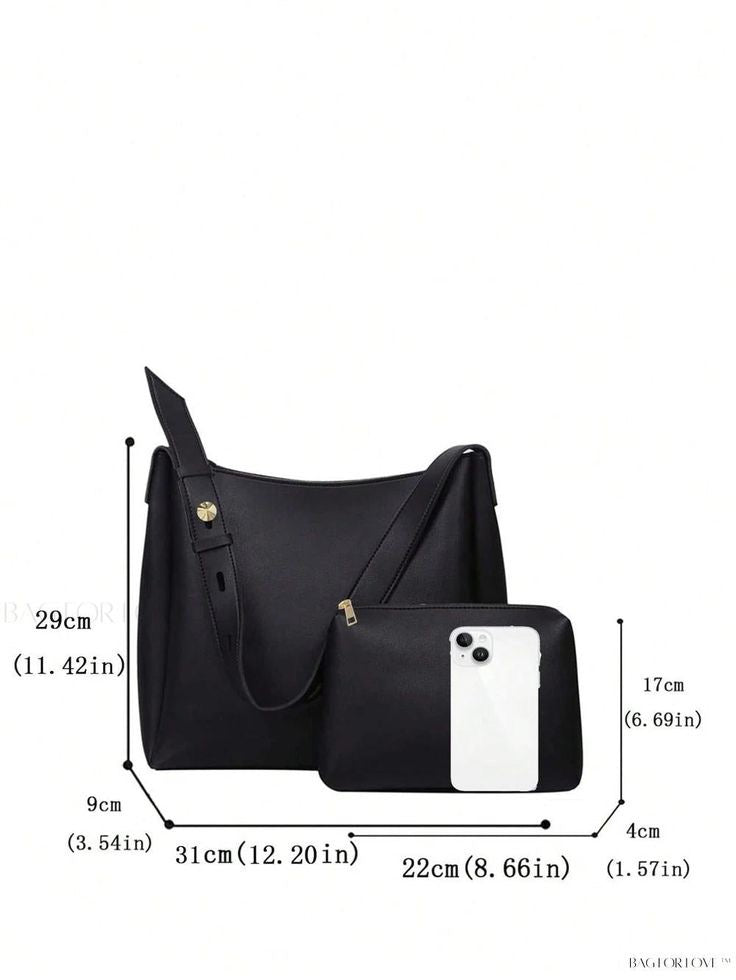 LILY College Tote - Black