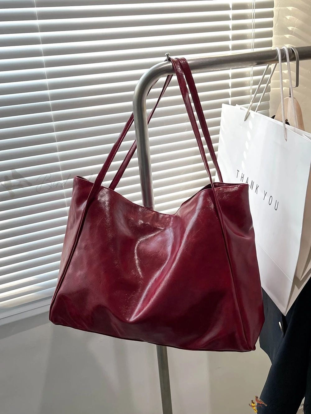 Large Capacity Leather Tote Bag