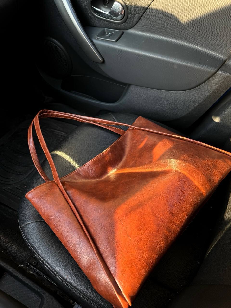 Large Capacity Leather Tote Bag - Havan