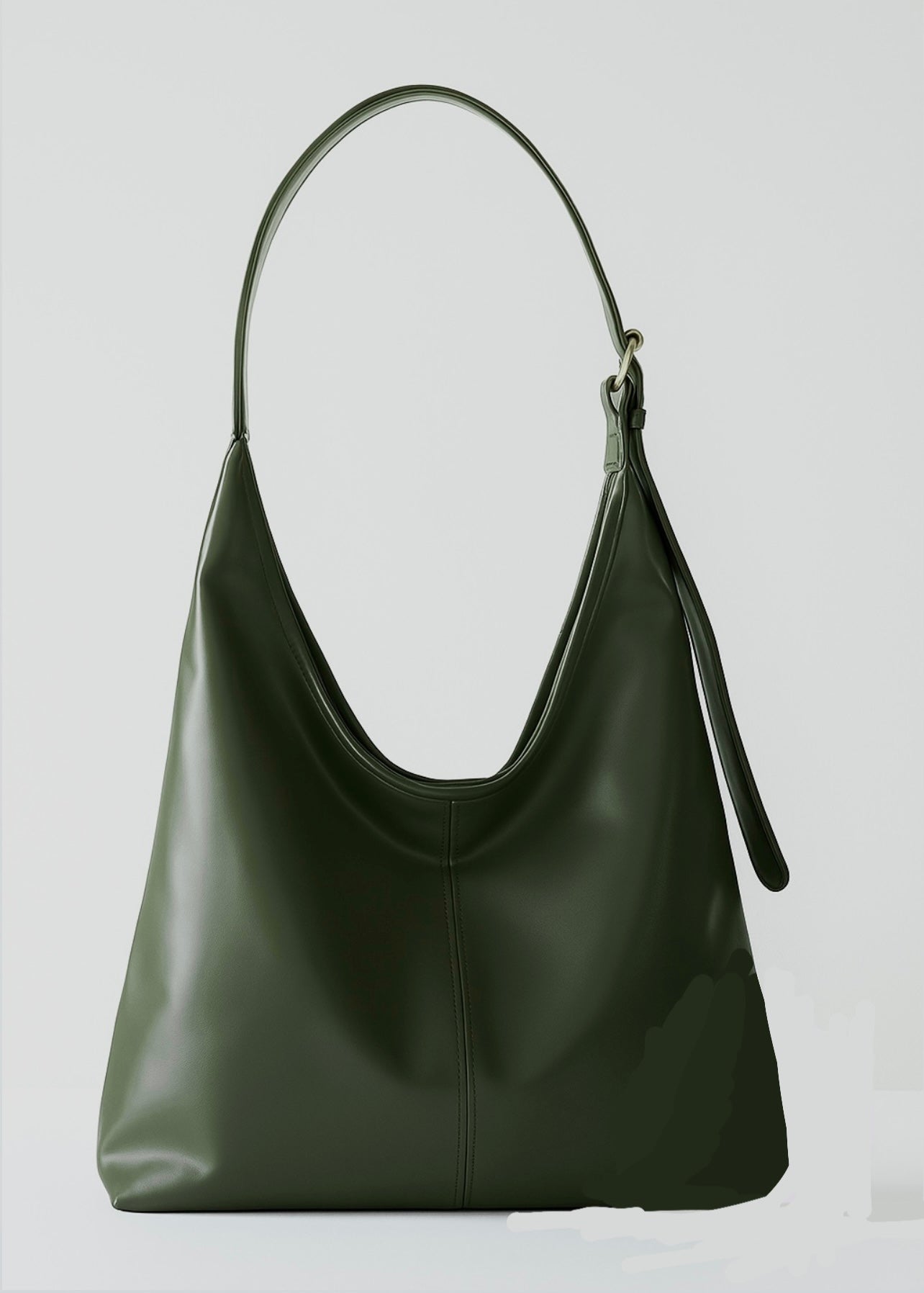 Wide Tote Bag - Olive