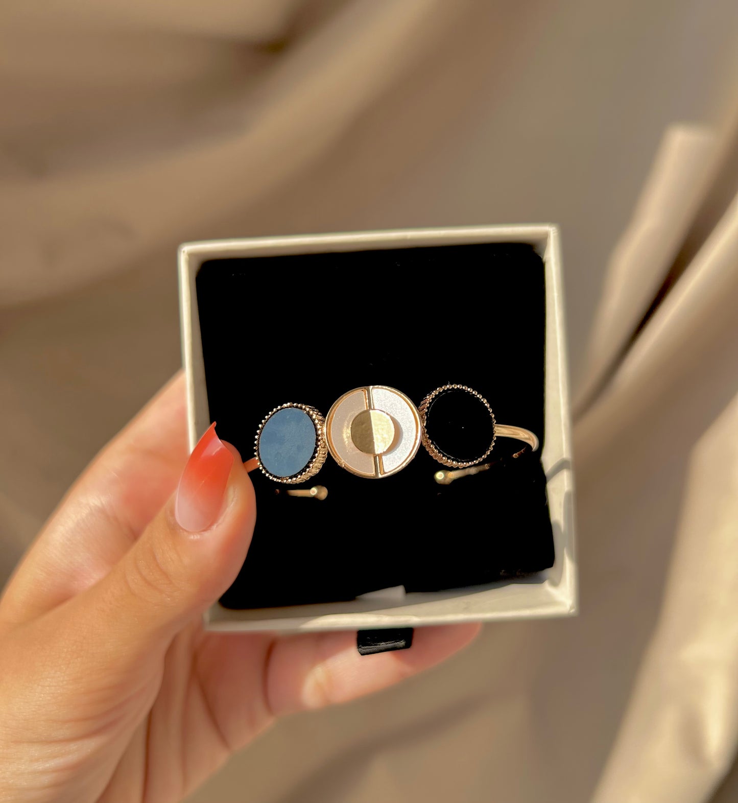 Gold Bracelet - Circles