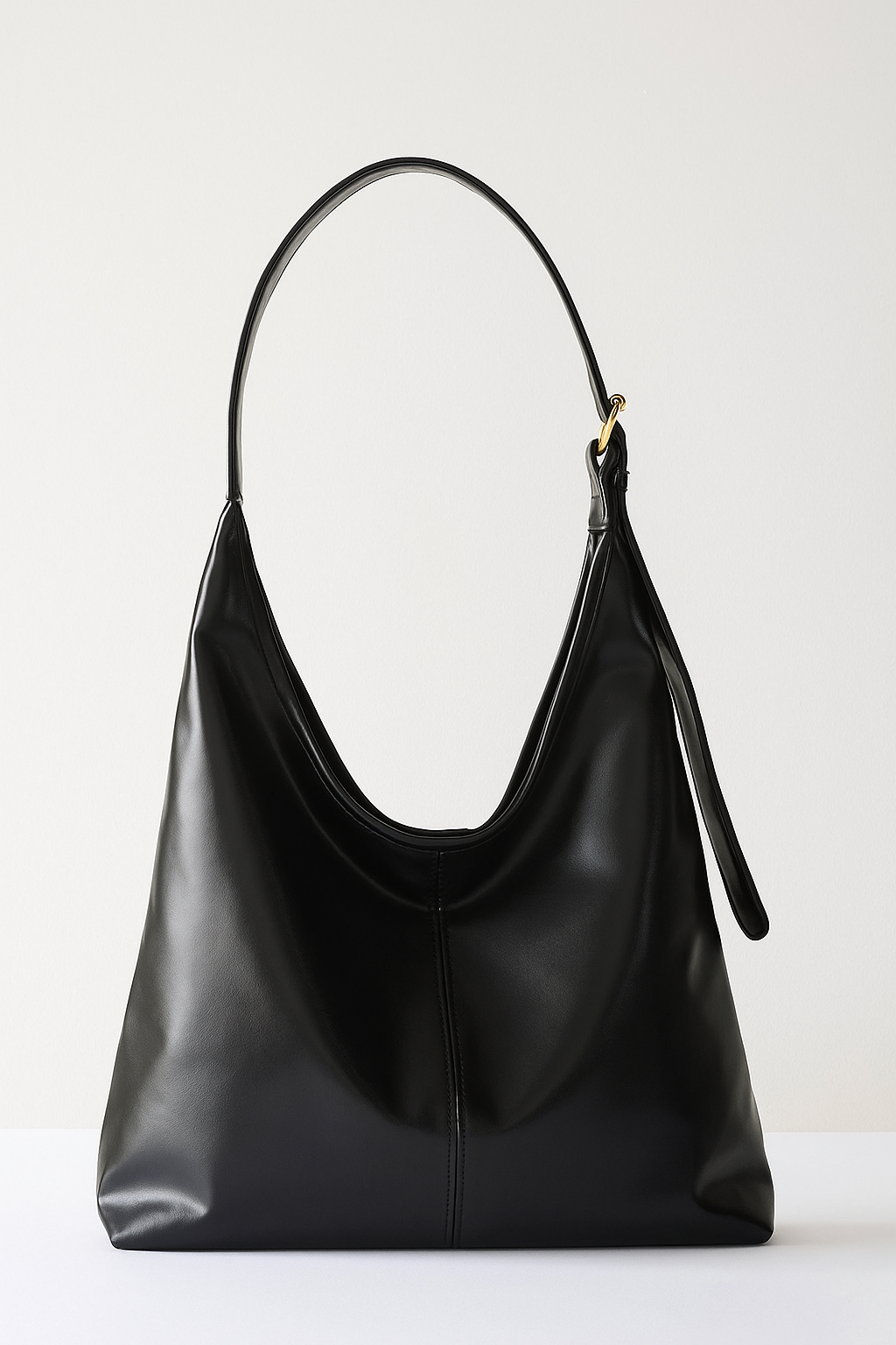 Wide Tote Bag - Black