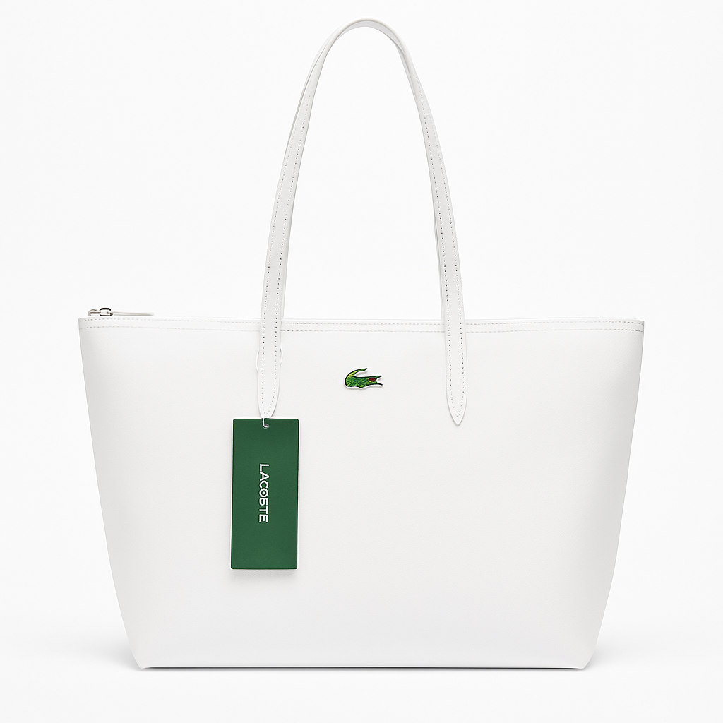 Lacoste Tote - White