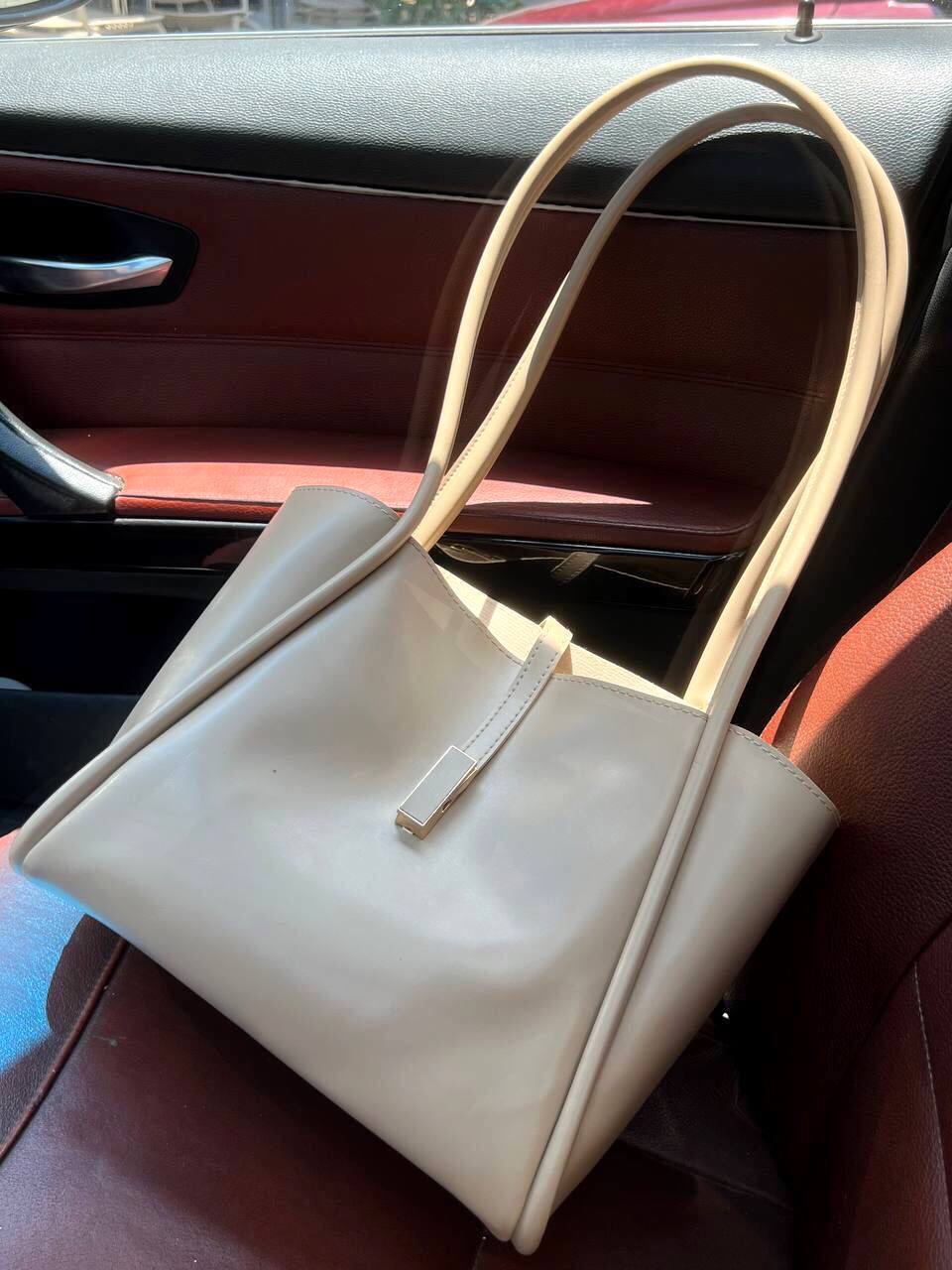 SHEIN Large Tote Bag - Beige