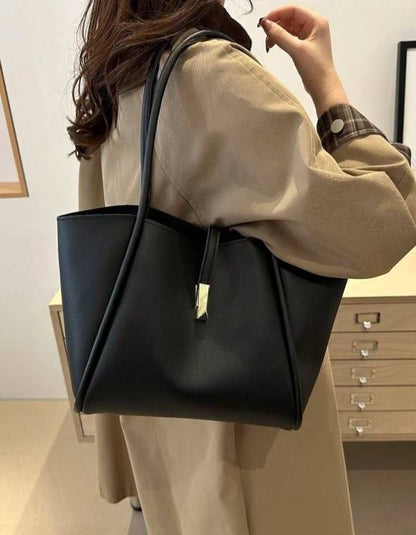 SHEIN Large Tote Bag - Black