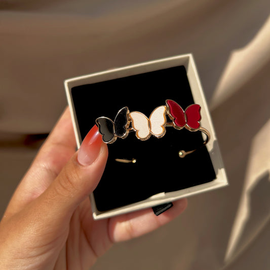 Gold Bracelet - Butterflies