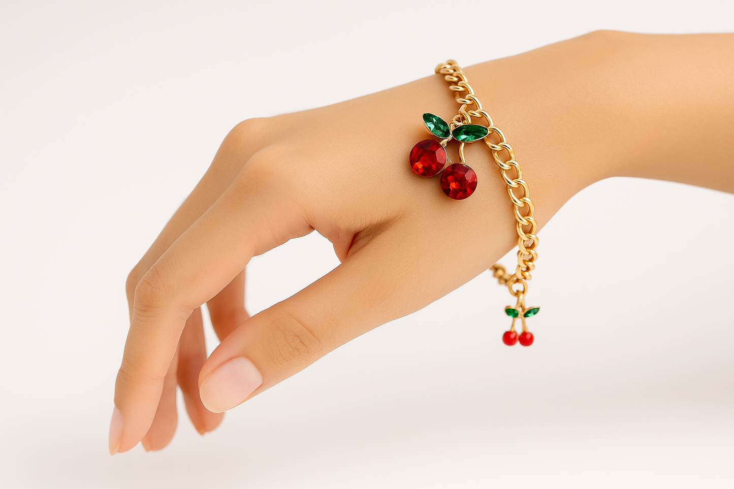 Cherry Gold Plated Bracelet