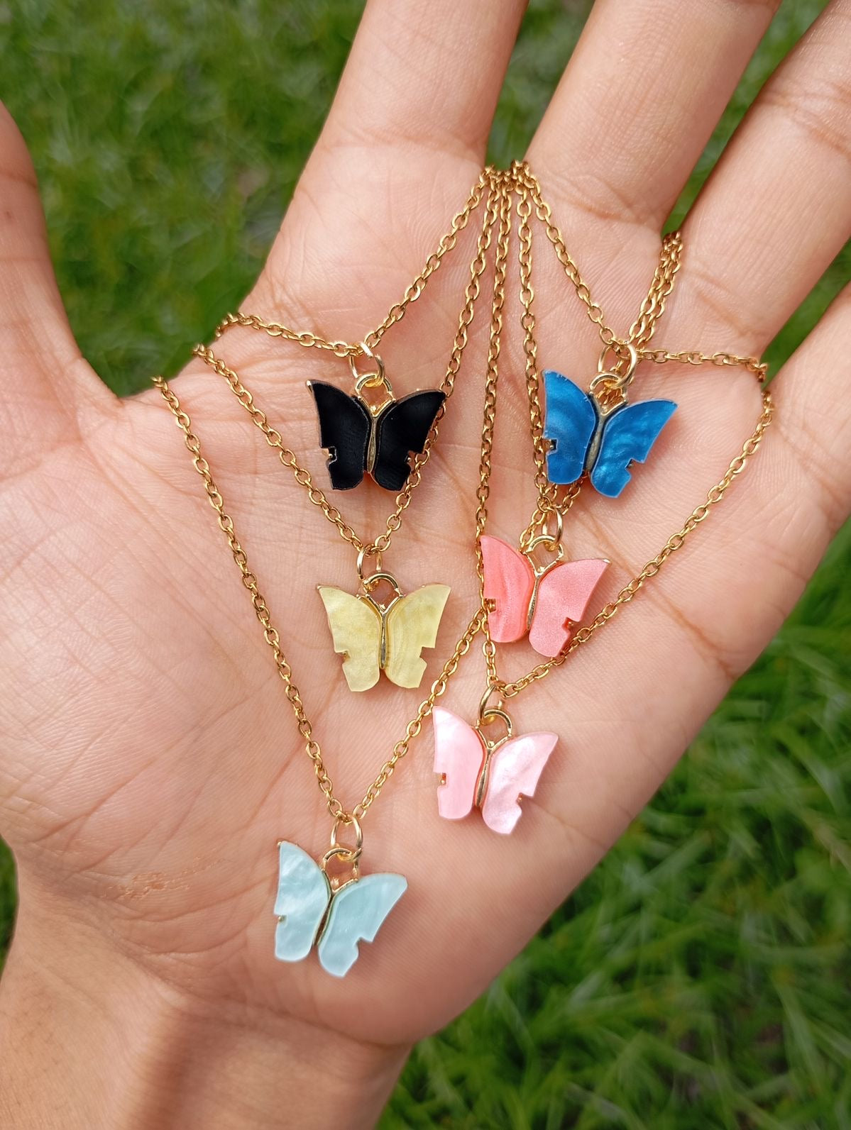 Butterfly Gold Plated Necklace