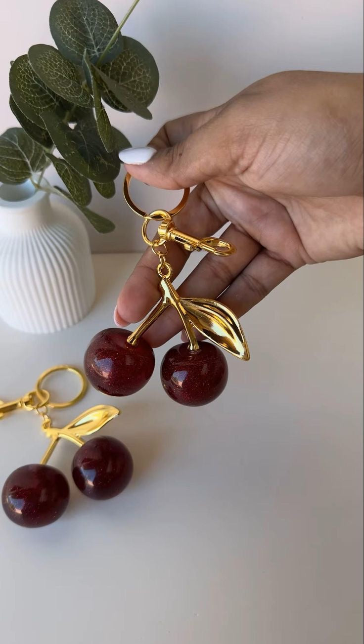Cherry Keychain