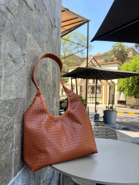Scaled Leather Tote