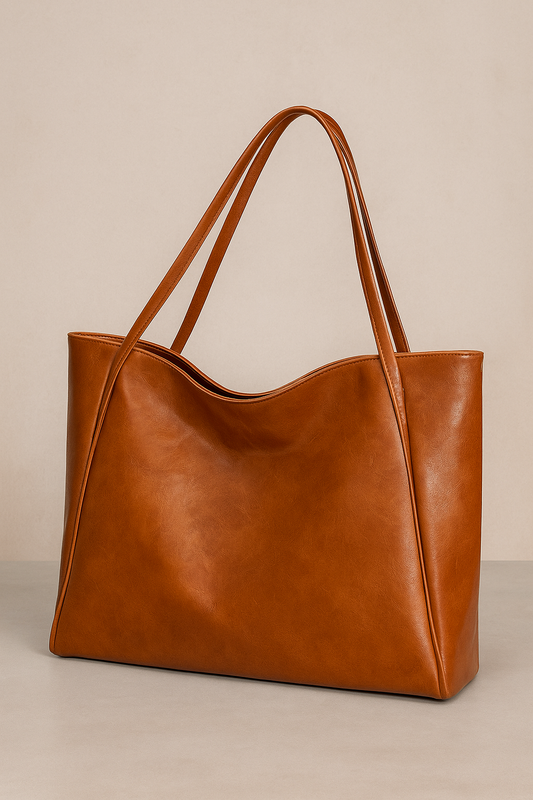 Large Capacity Leather Tote Bag - Havan