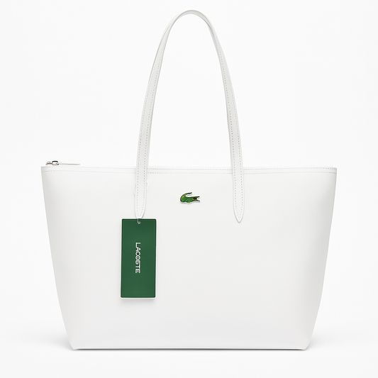 Lacoste Tote - White
