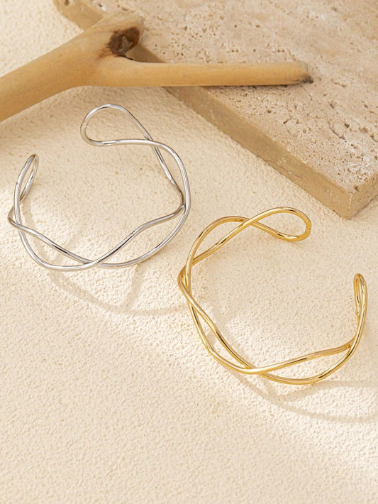 Braided Gold Plated Bracelet